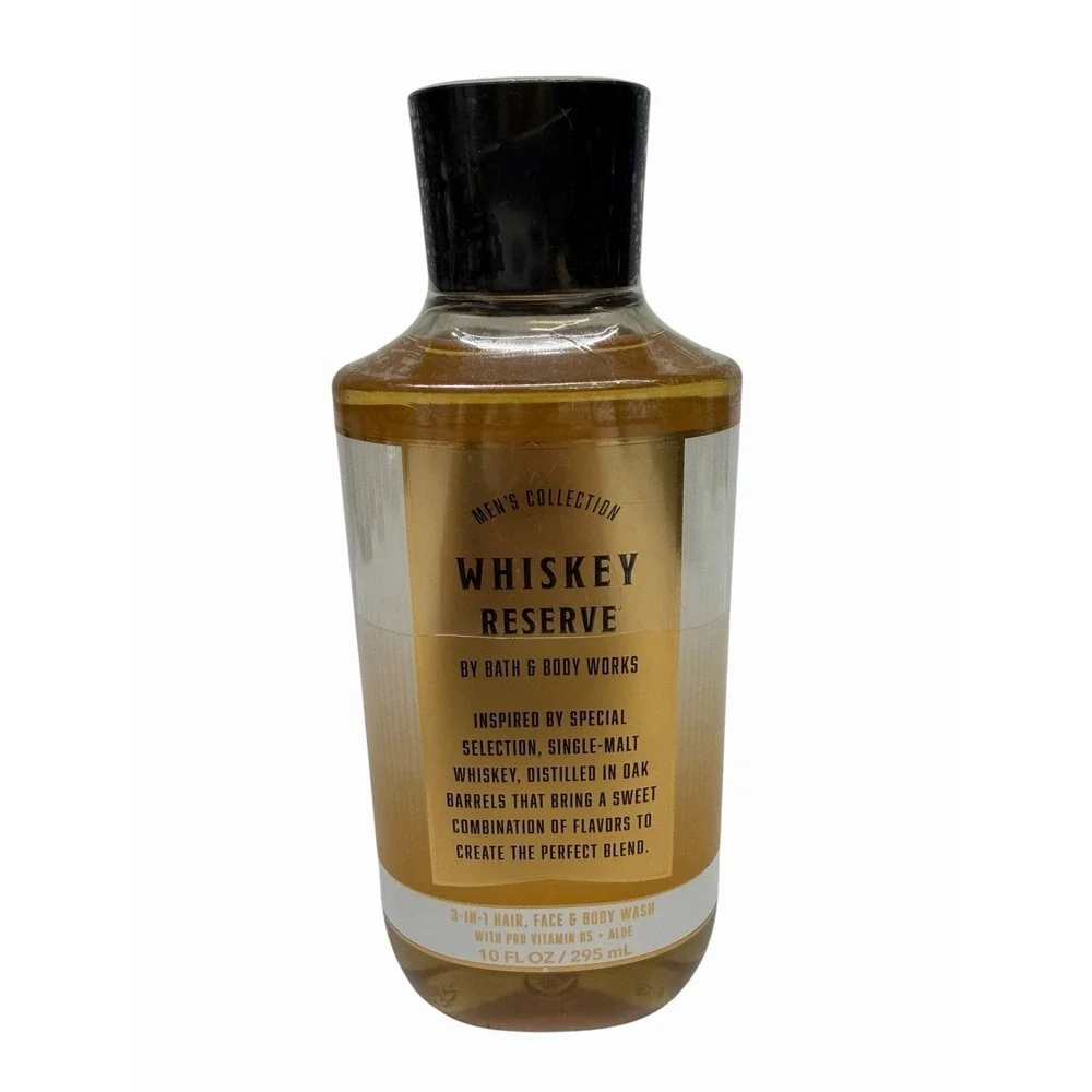 Bath & Body Works Mens WHISKEY RESERVE Body Wash 10 fl oz